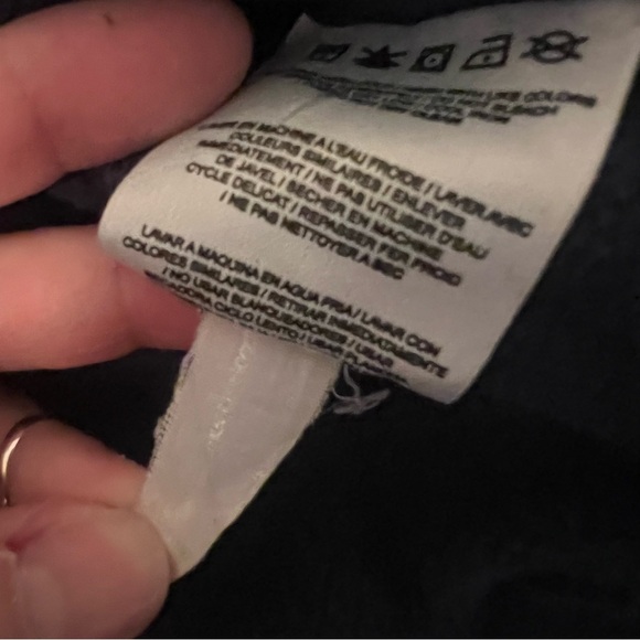 Nike Men's Hoodie size L Sportswear Fleece Graphic Navy Blue Pullover Sweatshirt - Picture 7 of 7